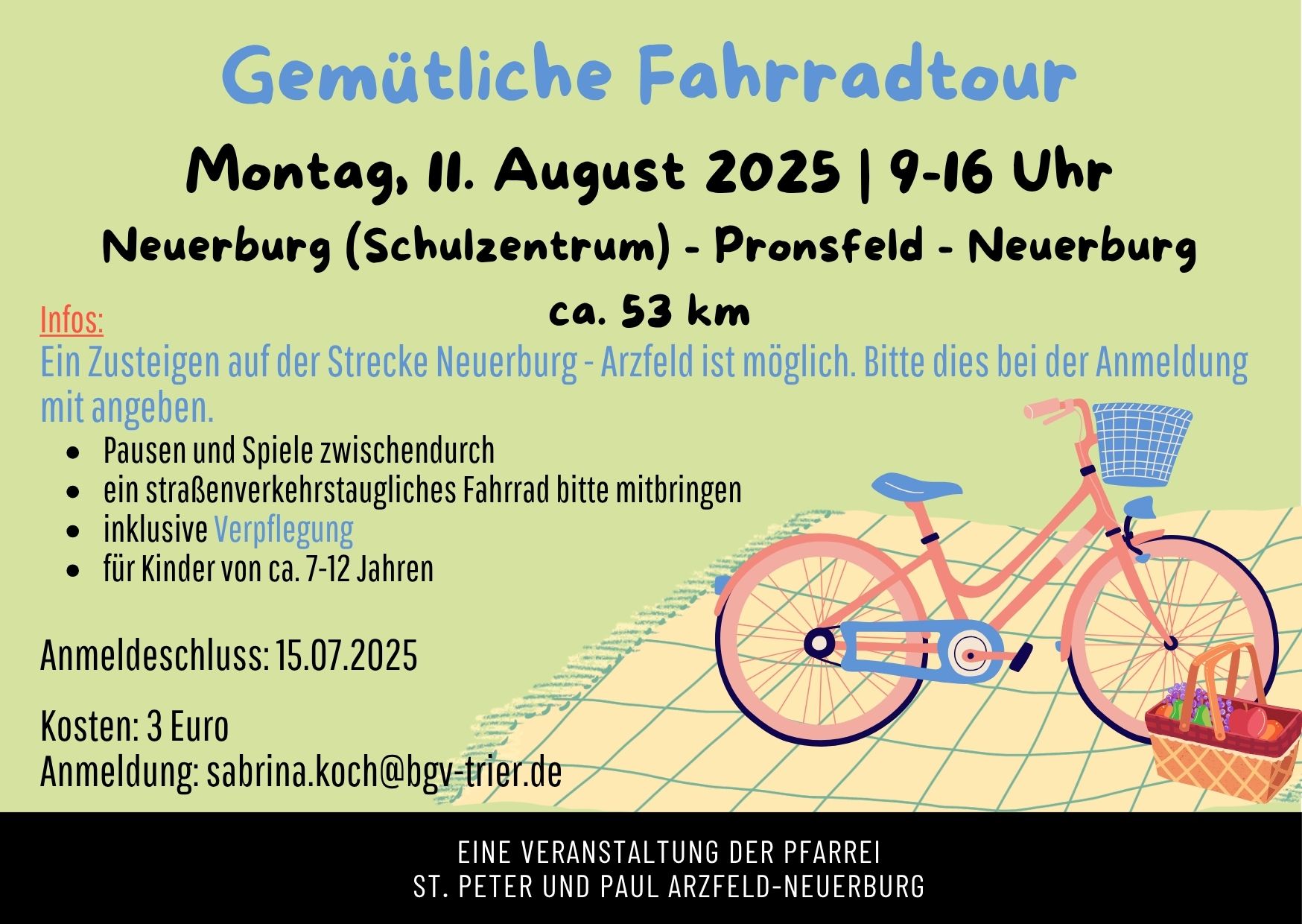 Ferienfreizeiten 2025 Fahrradtour