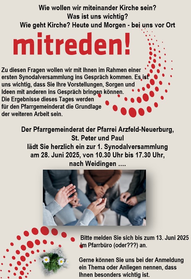Flyer Synodalversammlung 2025