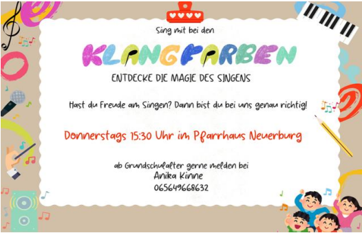 Klangfarben aktuell 22 05 25
