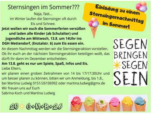 PB 05 Sternsingernachmittag