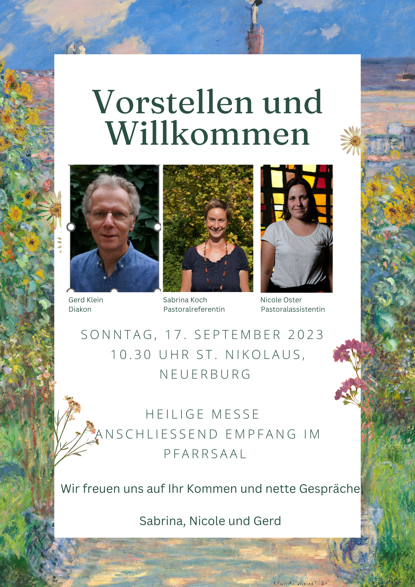 Vorstellen und Willkommen